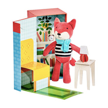 Load image into Gallery viewer, Petit Collage : Animal Play Set – Frances the Fox / Beatrice the Bear / Theodore the Tiger