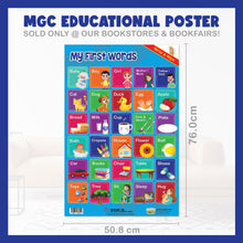 Load image into Gallery viewer, #04. My First Words – Greatest Step Children's Educational Poster