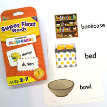 Load image into Gallery viewer, Super First Words Flashcard – Greatest Step Learning Flash Card