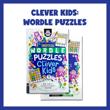 Load image into Gallery viewer, Clever Kids: Unofficial Wordle Puzzles / English Activity Book Paperback

