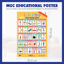 Load image into Gallery viewer, #15. Basic Chinese Words – Greatest Step Children&#39;s Educational Poster
