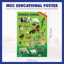 Load image into Gallery viewer, #12. Domestic Animals – Greatest Step Children&#39;s Educational Poster
