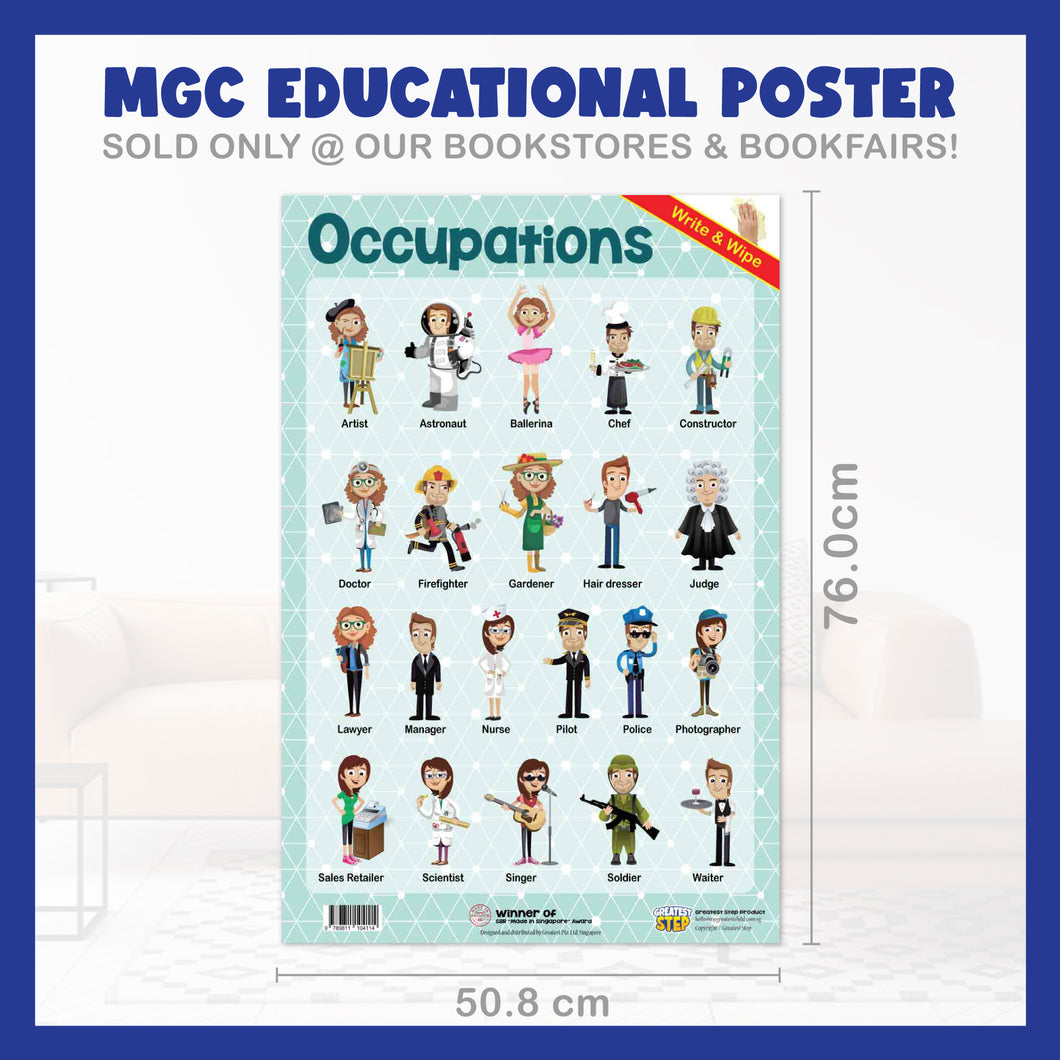 #11. Occupations – Greatest Step Children's Educational Poster