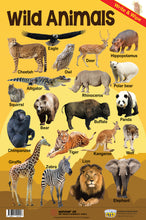 Load image into Gallery viewer, #14. Wild Animals – Greatest Step Children&#39;s Educational Poster
