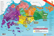 Load image into Gallery viewer, #21. Discover Singapore – Greatest Step Children&#39;s Educational Poster
