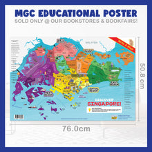 Load image into Gallery viewer, #21. Discover Singapore – Greatest Step Children&#39;s Educational Poster
