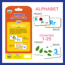 Load image into Gallery viewer, Alphabet &amp; Counting 1-25 Flashcard – Greatest Step Learning Flash Card
