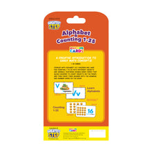 Load image into Gallery viewer, Alphabet &amp; Counting 1-25 Flashcard – Greatest Step Learning Flash Card
